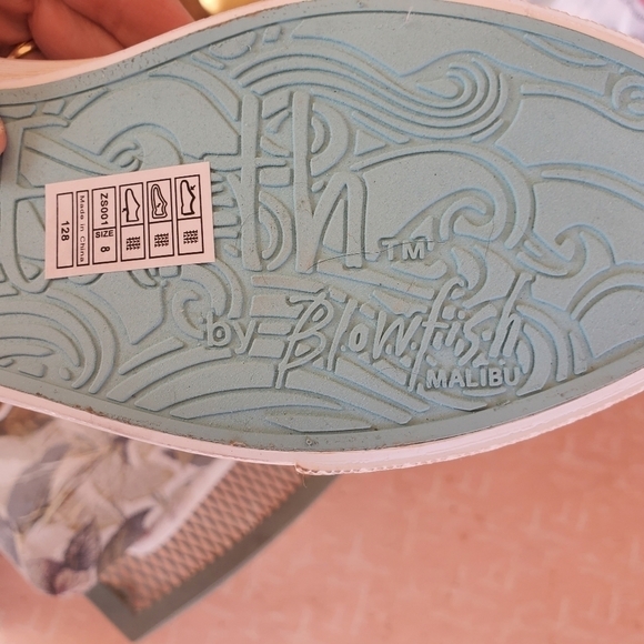 Blowfish Malibu Earth Torta Steel Gray Sz. 8 Ankle Sneaker - Picture 12 of 12